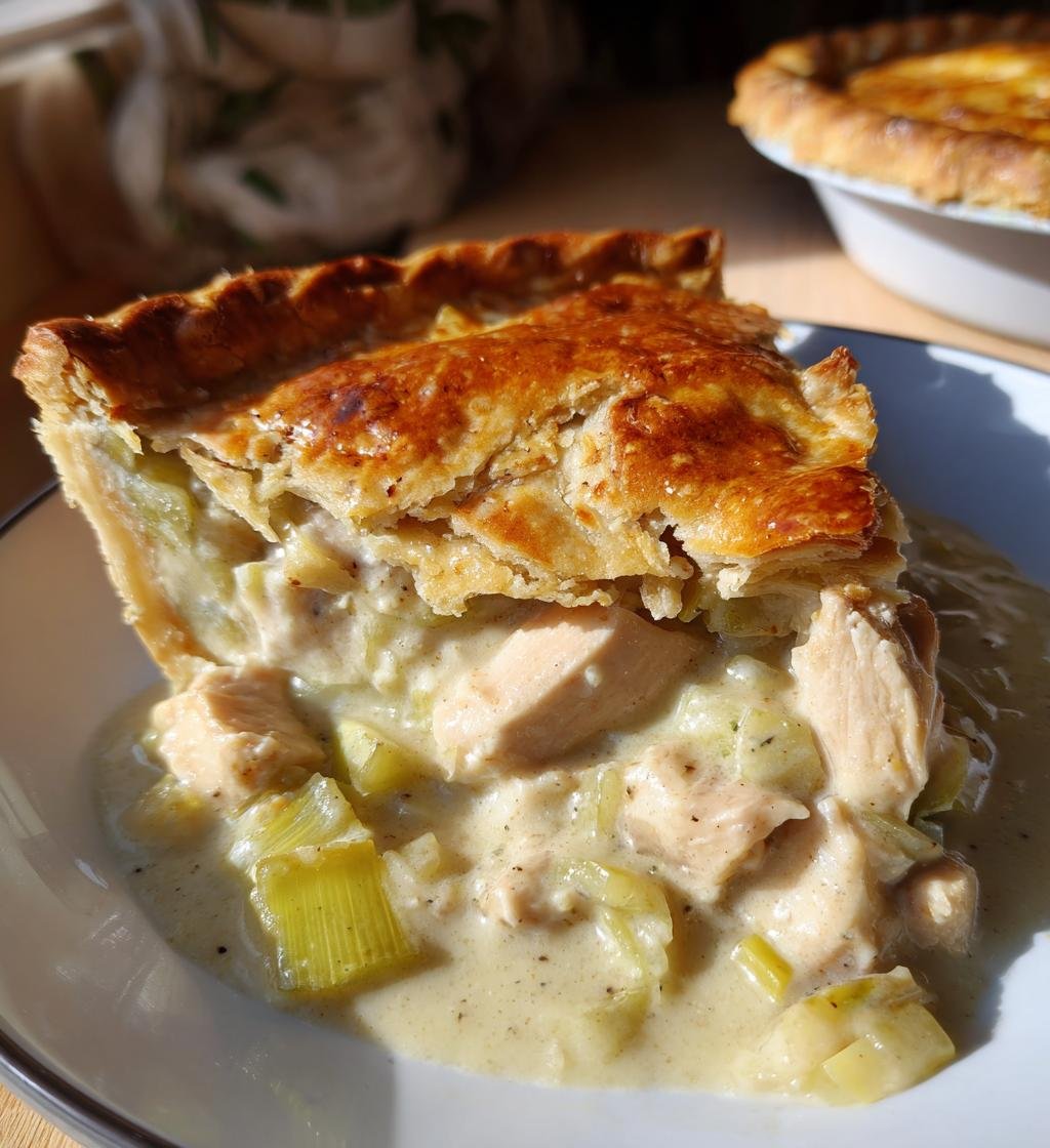 Creamy Chicken and Leek Pie – Easy Comfort Food Recipe - step by step