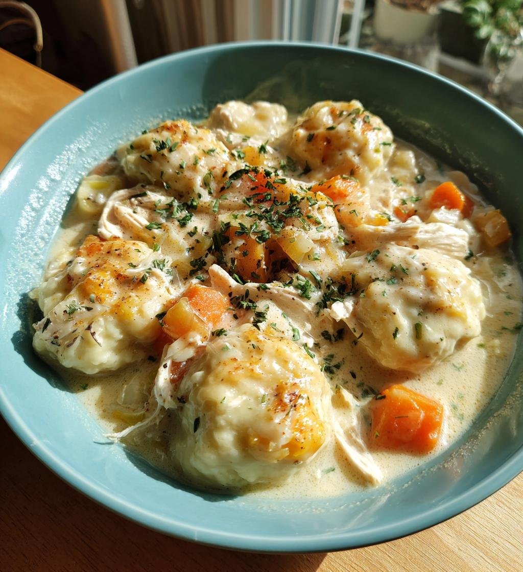 Crockpot Chicken and Dumplings: Quick and Delicious Homemade Comfort - step by step