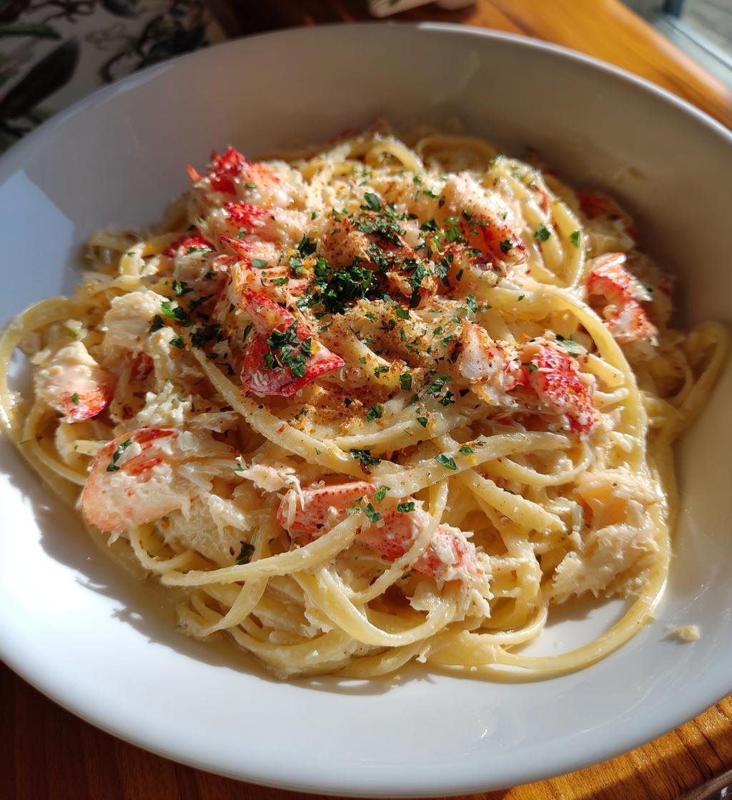 Creamy Crab Pasta Recipe - Easy and Delicious Seafood Delight - step by step