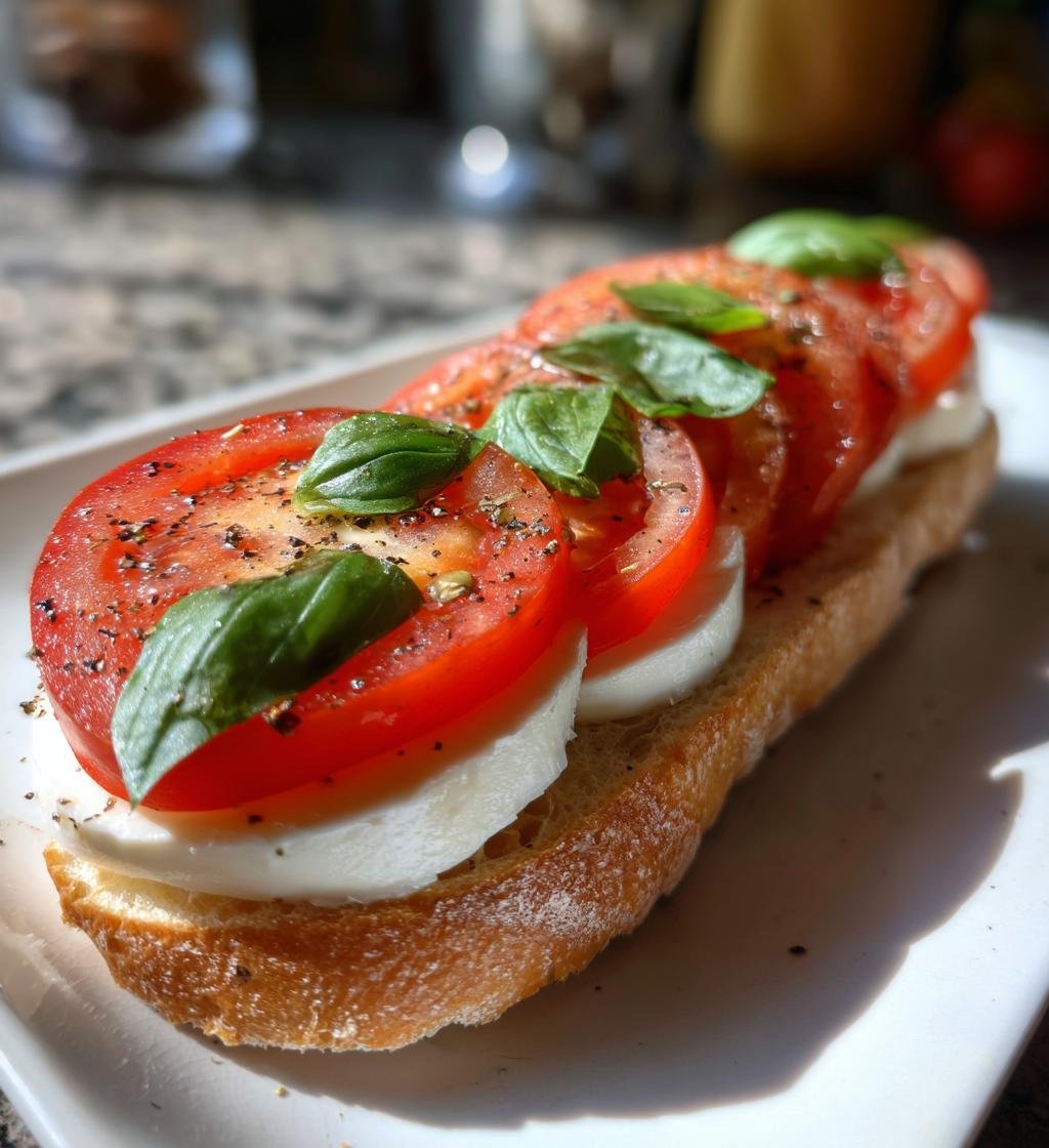 Caprese Sandwich Recipe Easy – Delicious & Quick to Make - step by step