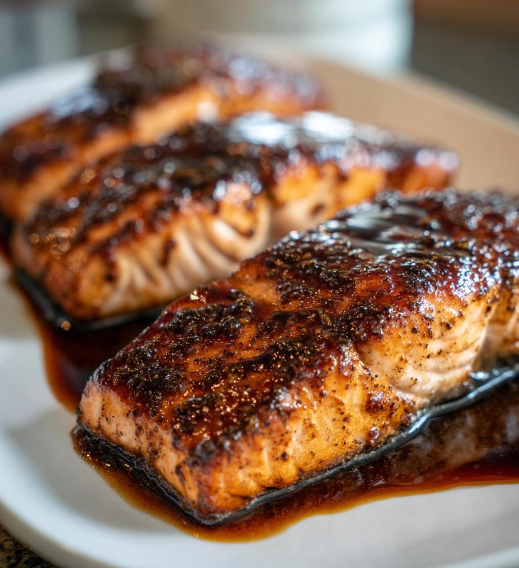 Baked Salmon with Soy Sauce Glaze – Quick & Delicious Dinner - step by step