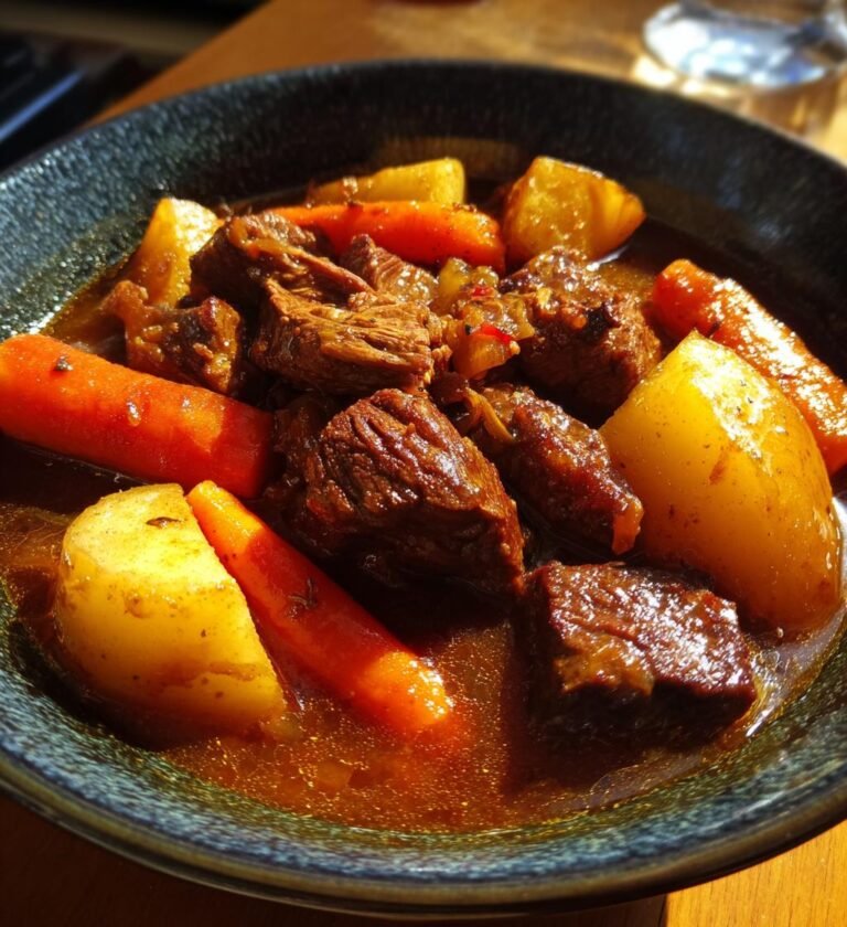 slow cooker beef stew recipe