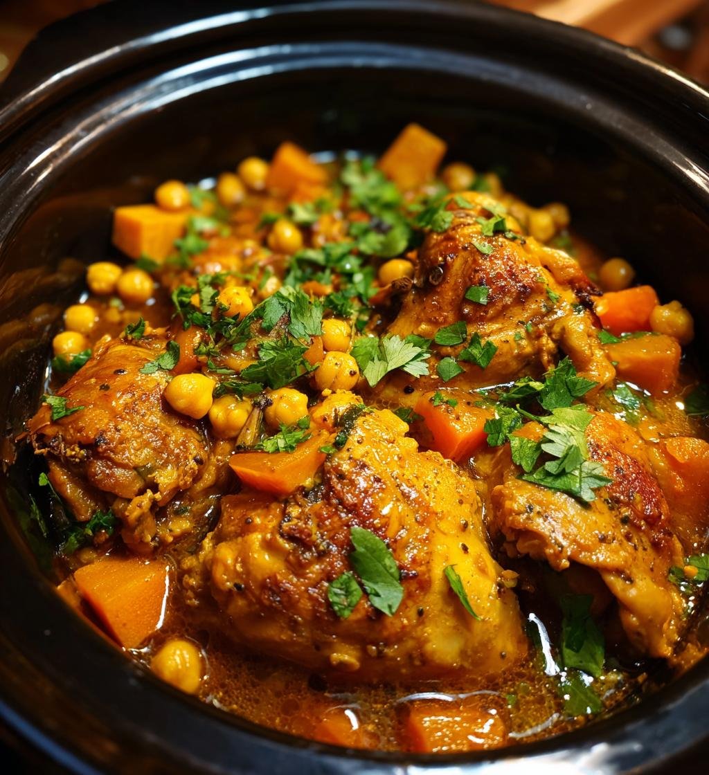 Slow Cooker Moroccan Chicken Recipe: Juicy & Flavorful Delight